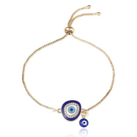Pläterad Ond Öga Armband i Stil C för Kvinnor Snyggt Handgjort B
