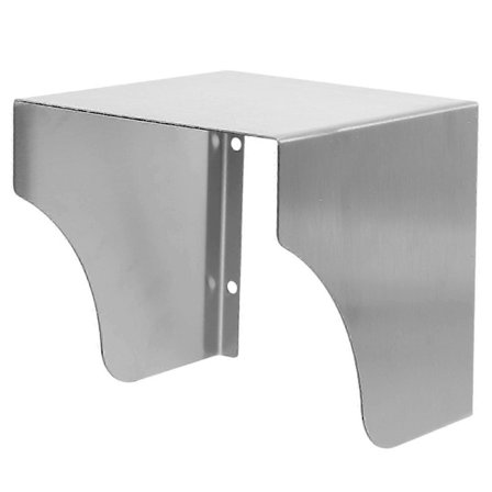 Vedenpitävä ulkolatauspisteen sadesuoja, suojakotelo pistorasialevylle, ruostumaton teräs, hopea