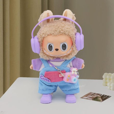 Nukenvaatteiden yllätyslaatikko, nukenvaatteet sopivat 14–18 cm:n nukeille (1., 2. ja 10. sukupolven Laboobu universal)