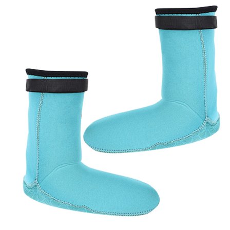 3MM Neopren Dykkerstrømper Støvler til Mænd Kvinder Strand Snorkling Surfing Vandsko Blå Størrelse 36-38