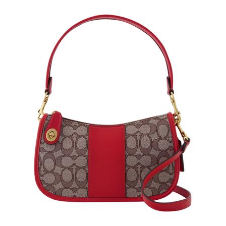 Coach, Shoulder Bags Rood, Dames, Maat:ONE Size