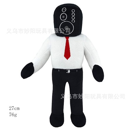 Mub- NY SKIBIDI Toalett Plysch Toalettskål Plysch Leksak Monitor Figur