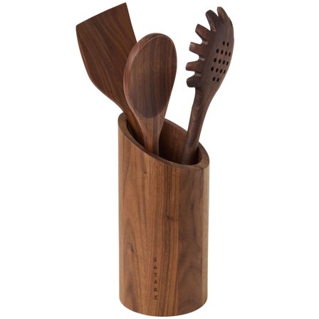 Satake Redskapssett med holder, valnøtt' - 'Brun