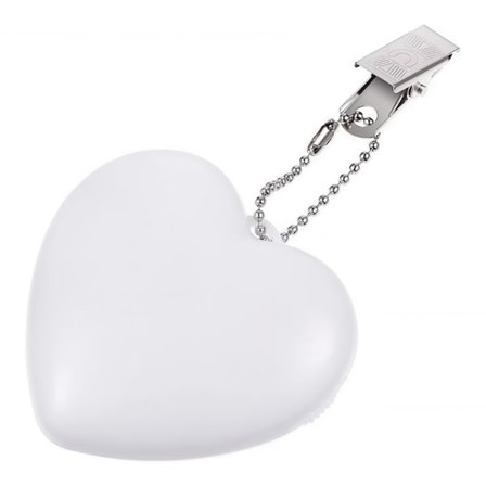 Heart-Shaped LED Night Light with Touch Sensor - Portable