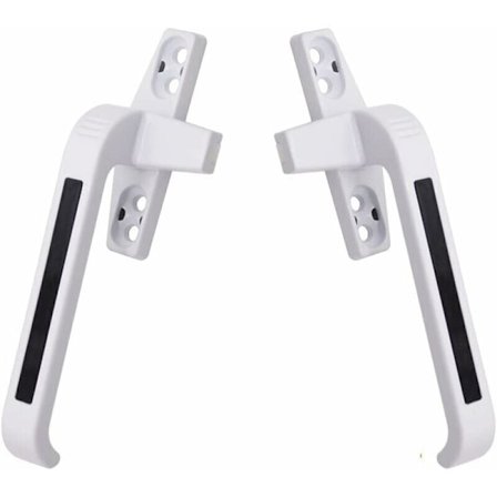 Ikkunan Kahva Vasen ja Oikea Kahva Alumiiniseos Kääntöovet Ikkunalukko Liukuikkunan Kahva, - Valkoinen