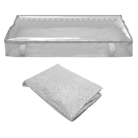 Sammenleggbare poser for under sengen, store oppbevaringsbokser for under sengen, tykke pustende oppbevaringsposer for klær under sengen