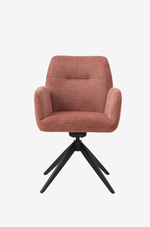 Håum - Lænestol 1-pak Mido - Rosa - Stole med armlæn - Fra Homeroom
