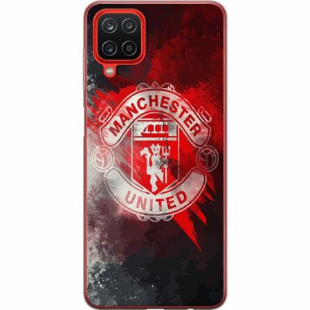 Samsung Galaxy A12 Genomskinligt Skal Manchester United Fc