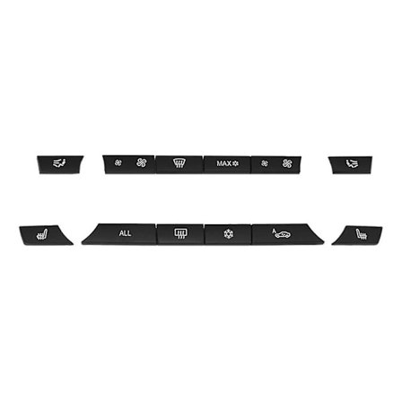 12 kpl painikkeen näppäinhatut A/c lämmityskytkimen sarja paneeli F07 Gt/f10/f11 F01/f02