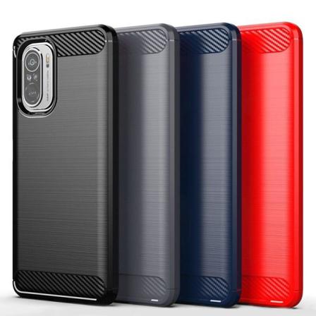 SKALO Xiaomi Mi 11i Armor Carbon Iskunkestävä TPU suojakuori - V Grey
