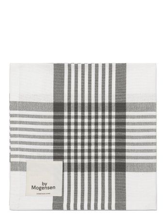 Stofserviet Large Checks Grey By Mogensen