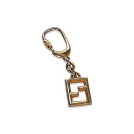 Fendi Vintage, Pre-owned Metal key-holders Grijs, Dames, Maat:ONE Size