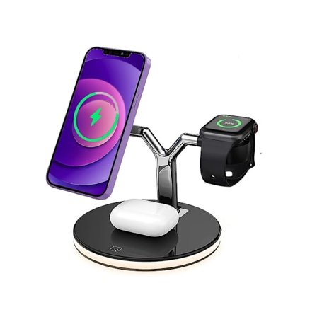 Magsafe Snabb Trådlös Laddstation Svart