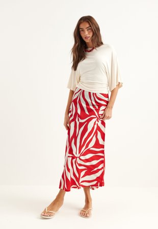 ONLY - Onlchigo Sakura Long Skirt