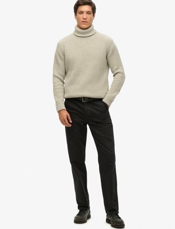 Superdry Merchant 5 Pocket Work Pant - Black - 32 x 34