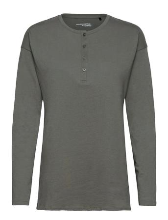 Shirt 1/1 Top Grön Schiesser