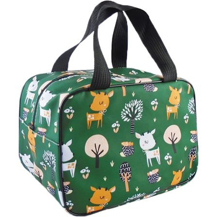 Återanvändbar kylväska Lunchmåltid Cartoon Tote Bag Organizer Insula