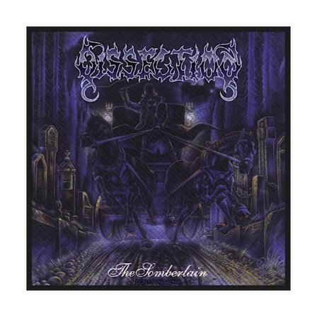 Dissection The Somberlain vävd patch One Size Purple