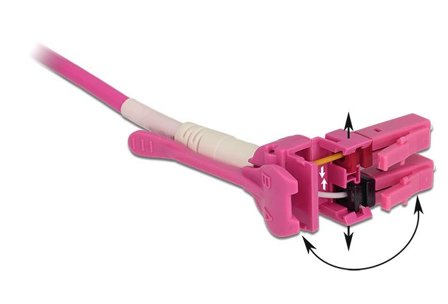 Delock nettverkskabel - 2 m - fiolett