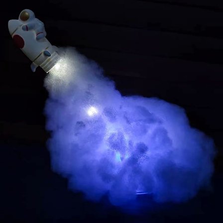 Astronaut Rumraket Lampe Kit, Kreativ DIY 3D Rumraket på Sky Natlampe, Nem Håndlavet til Børn og Voksne, Rumraket Opsendelseslys, Rumtema B