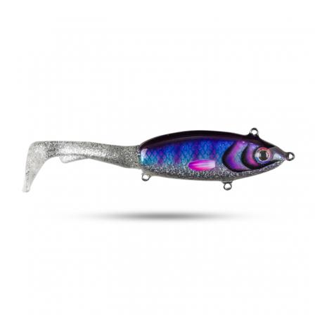 Pineslope Lures Goujon XL Slow Sink 25cm,0g - Blue/Silver Glitter