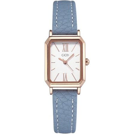 Dame Armbåndsur - Blå Rosegull