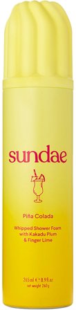 Sundae Body Whipped Shower Foam Piña Colada 265 ml, Skincare, Kropspleje, Bodyshampoo