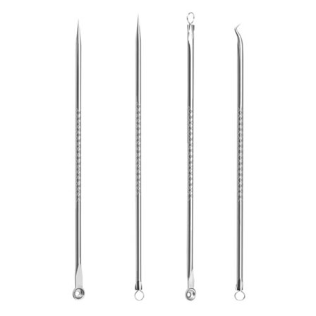 4 -pakke Blackwood -klemmer - fjerner let hudorme sølv