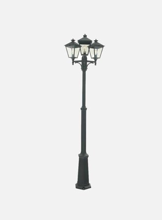 London 483 utelampe - sort