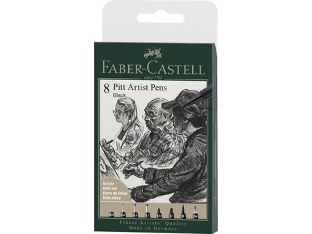 FABER-CASTELL Tuschestift Pitt Artist Pen Farbe 199 8x