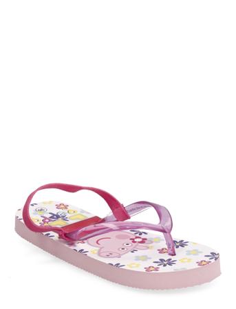 Peppa Girls Toe Slipper Pink Leomil