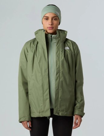 The North Face W Evolve Ii Triclimate Jacket - Eu - Green - L
