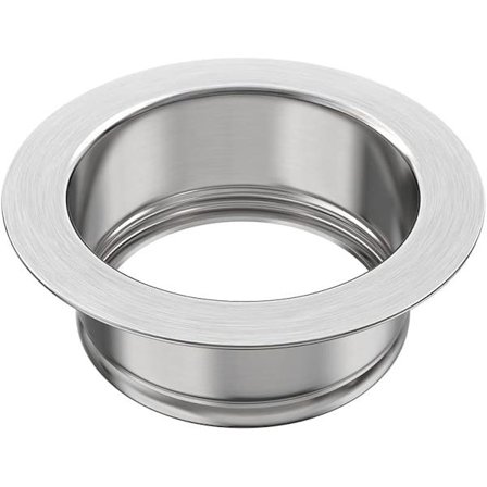 (Borstad) Vask Flange til Affaldskværn Rustfrit Stål Passer Universal 3-1/2 Tommer Standard Vask Afløbsåbninger Køkkenvask Affaldskværn Udskiftning