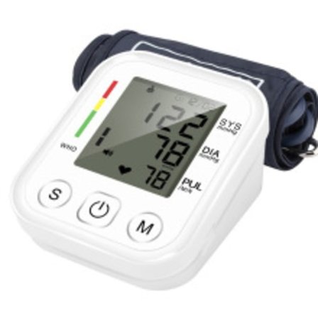 Blodtryksmåler med Ekstra Stor Manchet, Automatisk Digital Overarmsblodtryksmåler med Stor LED-Skærm, Uregelmæssig Hjerterytme & Hypertension