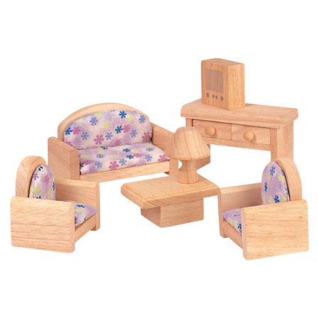 Dockhusmöbler storarum - Lyreco - Skola och förskola - Lekmaterial - Dockhus, bondgård och lekhus