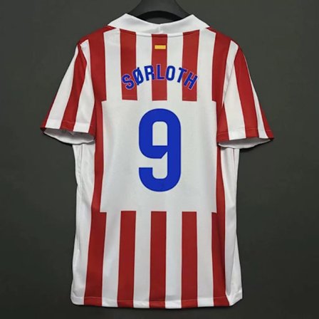 2025-2026 Club Atlético de Madrid Hjemmebanetrøje+shorts+sokker Nr. 9 Sörloth