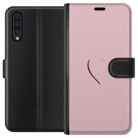 Kompatibelt Plånboksfodral till Samsung Samsung Galaxy A50 SoftPinkLove