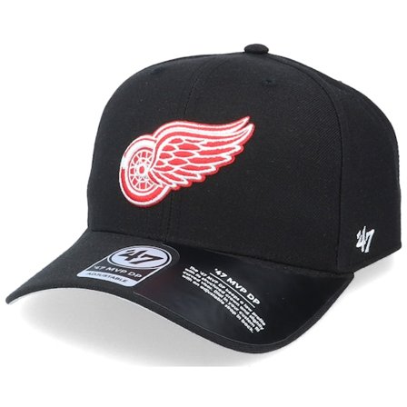 47 Brand - NHL - Black - adjustable - Cap - Detroit Red Wings Cold Zone Mvp DP Black/Red Adjustable - Hatstore