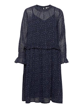 Koraline Ls Dress Aop Black MOSS COPENHAGEN