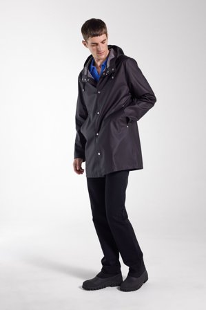 Stockholm Lightweight Raincoat Black