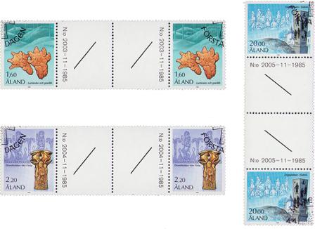 Åland - MICHEL 16-18 - Stemplede gutterpairs