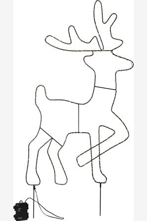 Star Trading - Siluetti Cupid 88 cm - Musta - Koristevalaisimet - - Homeroom