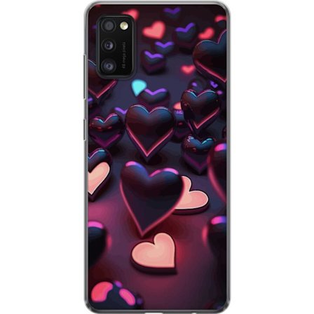 Yhteensopiva Puhelinkuori Samsung Samsung Galaxy A41 KeskiyönSydämet