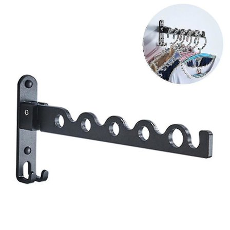 Tørkestativ veggmontert sammenleggbart rustfritt stål kleshengere