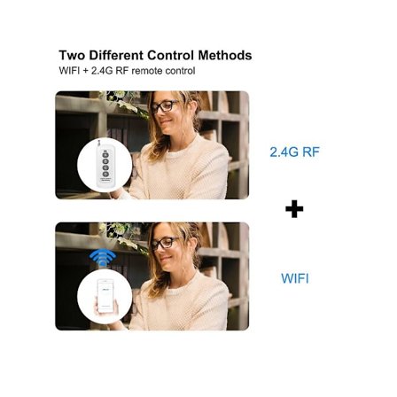Smart Wifi Bluetooth Relæmodul + Fjernbetjening 7-32v Tænd/Sluk Styring 4ch 2.4g Wifi Fjernbetjening til A