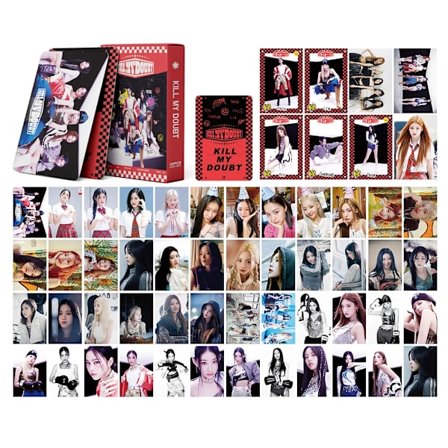 55st/ Set Kpop ITZY BORN TO BE fotokort CHESHIRE Blah Blah Blah lomo kort itzy album RINGO fotokort