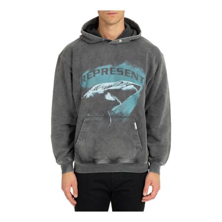 Represent, Sweatshirts & Hoodies Szary, Mężczyzna, Rozmiar: M