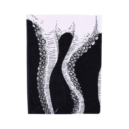 Octopus, man original beach towel Zwart, Heren, Maat:ONE Size