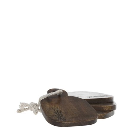 Tapasbricka mini 4-pack 15x15 cm Tours | Chic Antique