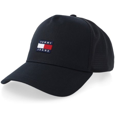 Tommy Hilfiger - Schwarz trucker Cap - Tjm Heritage Cap Black Trucker @ Hatstore